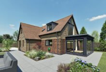 average 4 bedroom house size m2 uk