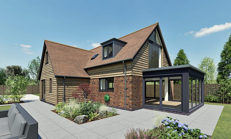 average 4 bedroom house size m2 uk
